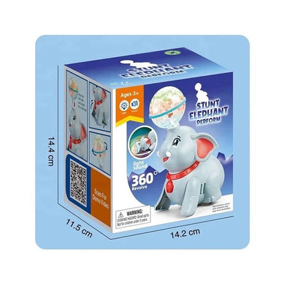 Musical Stunt Elephant with Lights