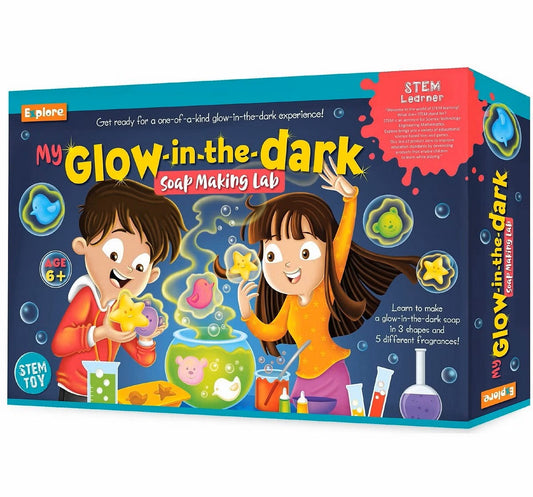 My Glow-In-The-Dark Soap Making Lab Science Kit