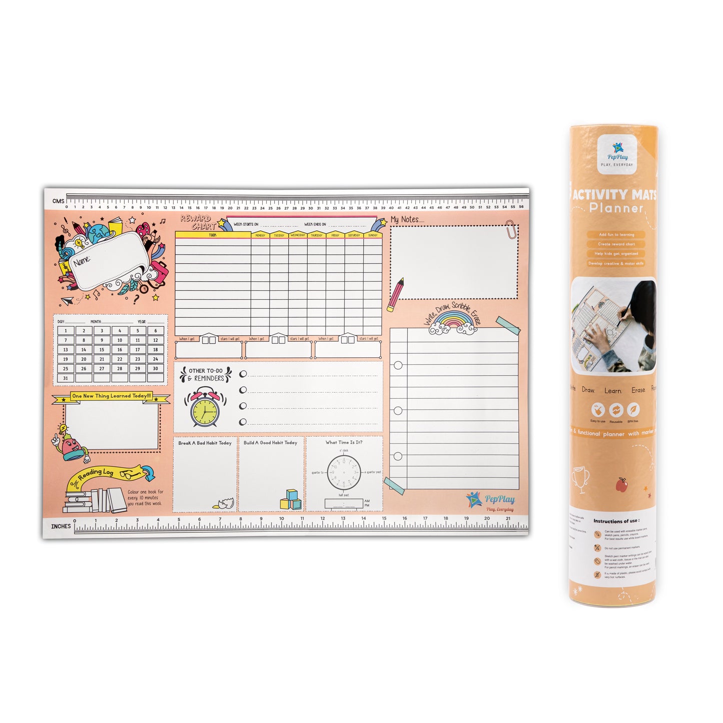 PEPPLAY ACTIVITY PLANNER - PEACH