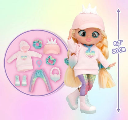 BFF Series Fashion Play Doll with Long Hair & Glass Eyes, Dolls For Kids