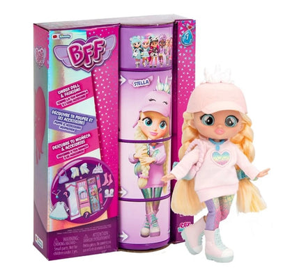 BFF Series Fashion Play Doll with Long Hair & Glass Eyes, Dolls For Kids