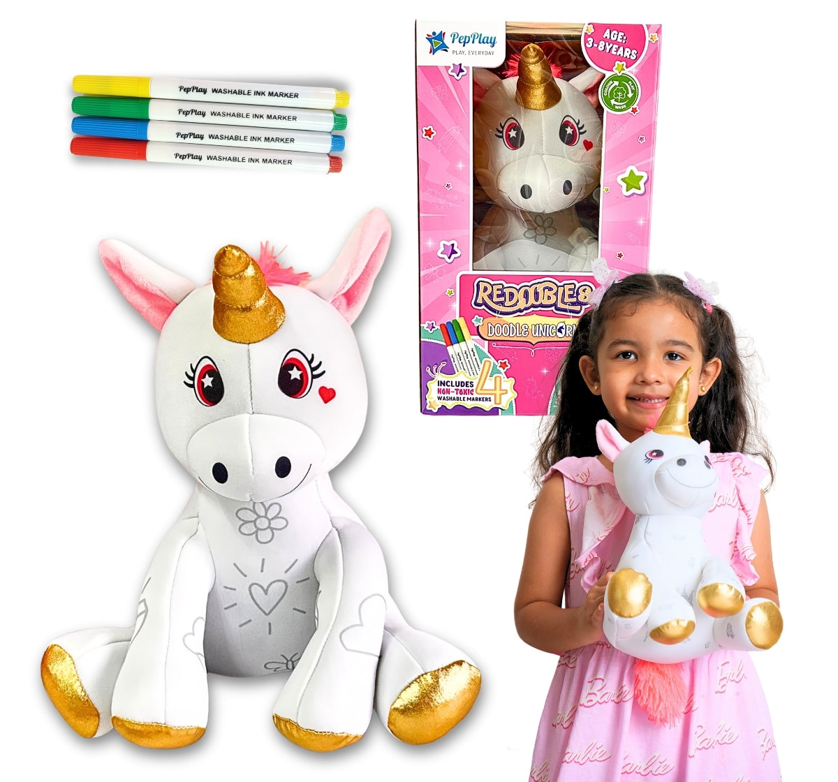 PEPPLAY REDOOBLES DOODLE UNICORN