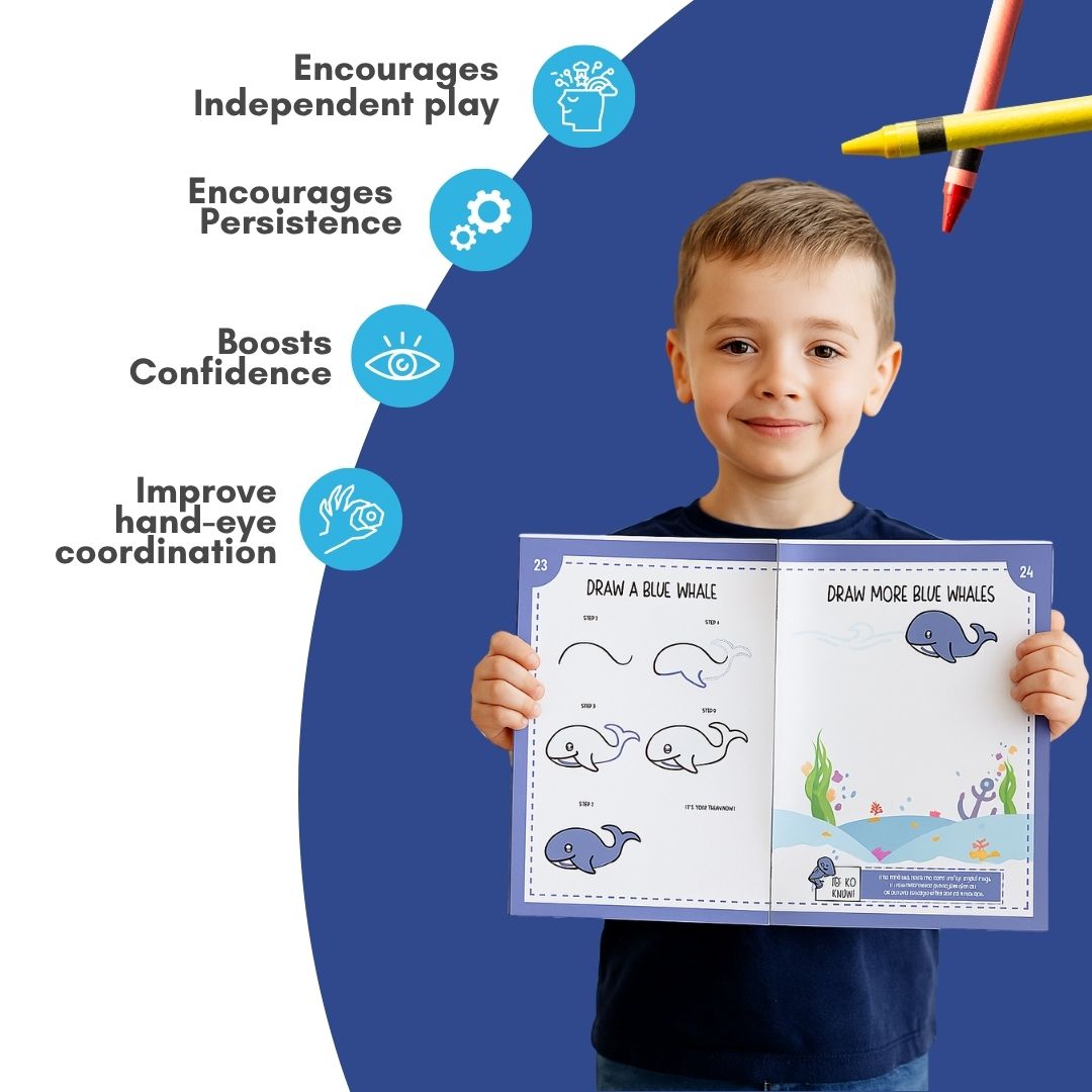 PEPPLAY STEP BY STEP DRAWING BOOK - MYSTICAL MARINE LIFE