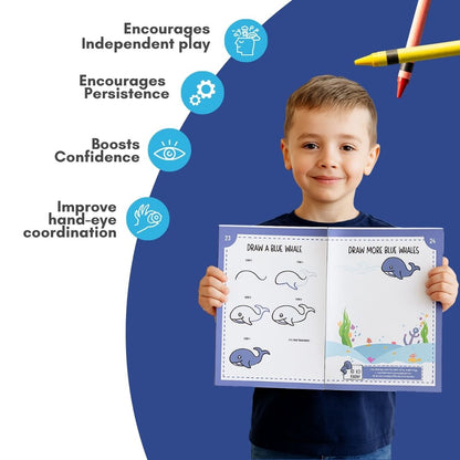 PEPPLAY STEP BY STEP DRAWING BOOK - MYSTICAL MARINE LIFE