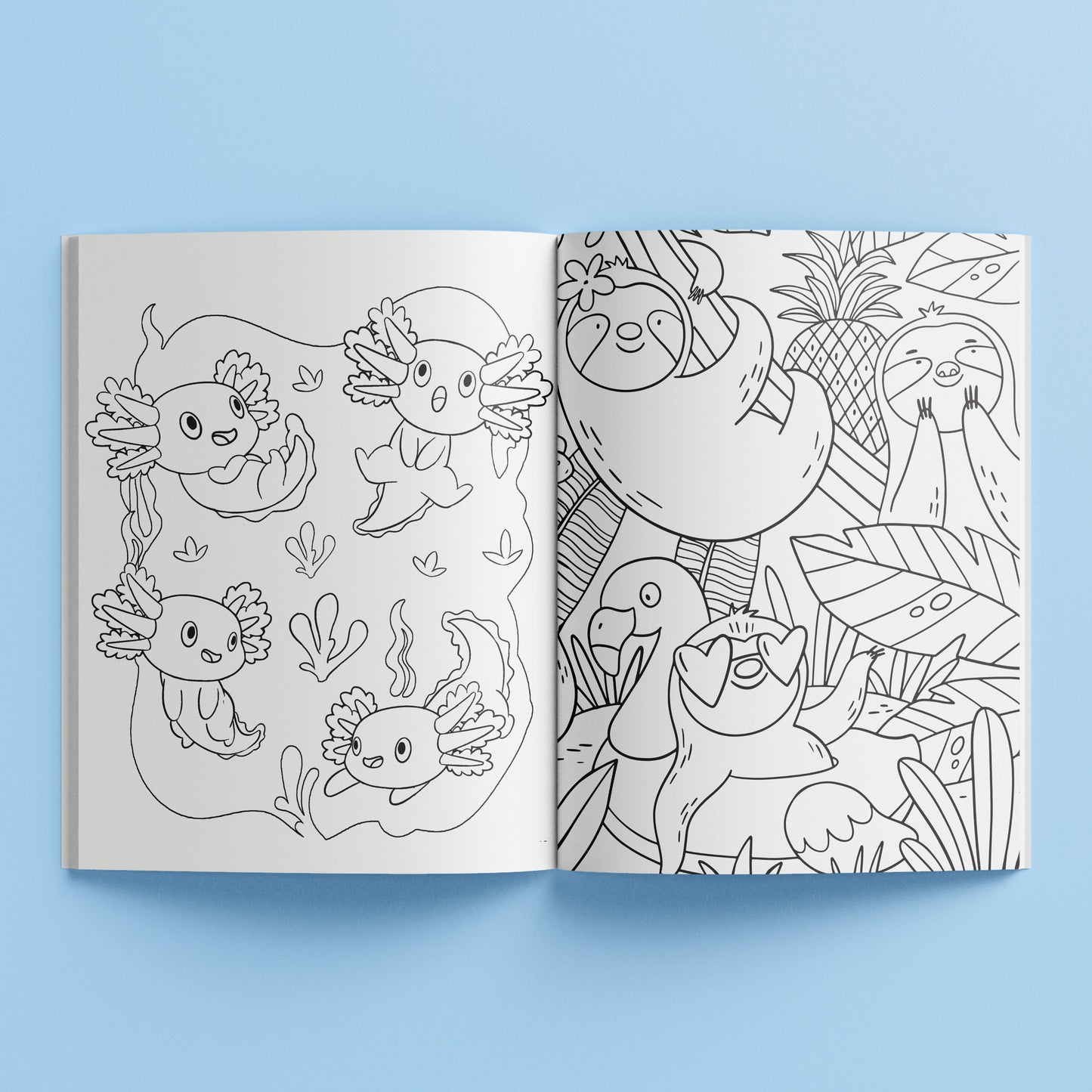 Kaleidoscope Sticker Colouring Adorable Animals