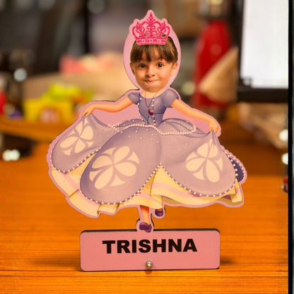 Personalised photo caricature stand