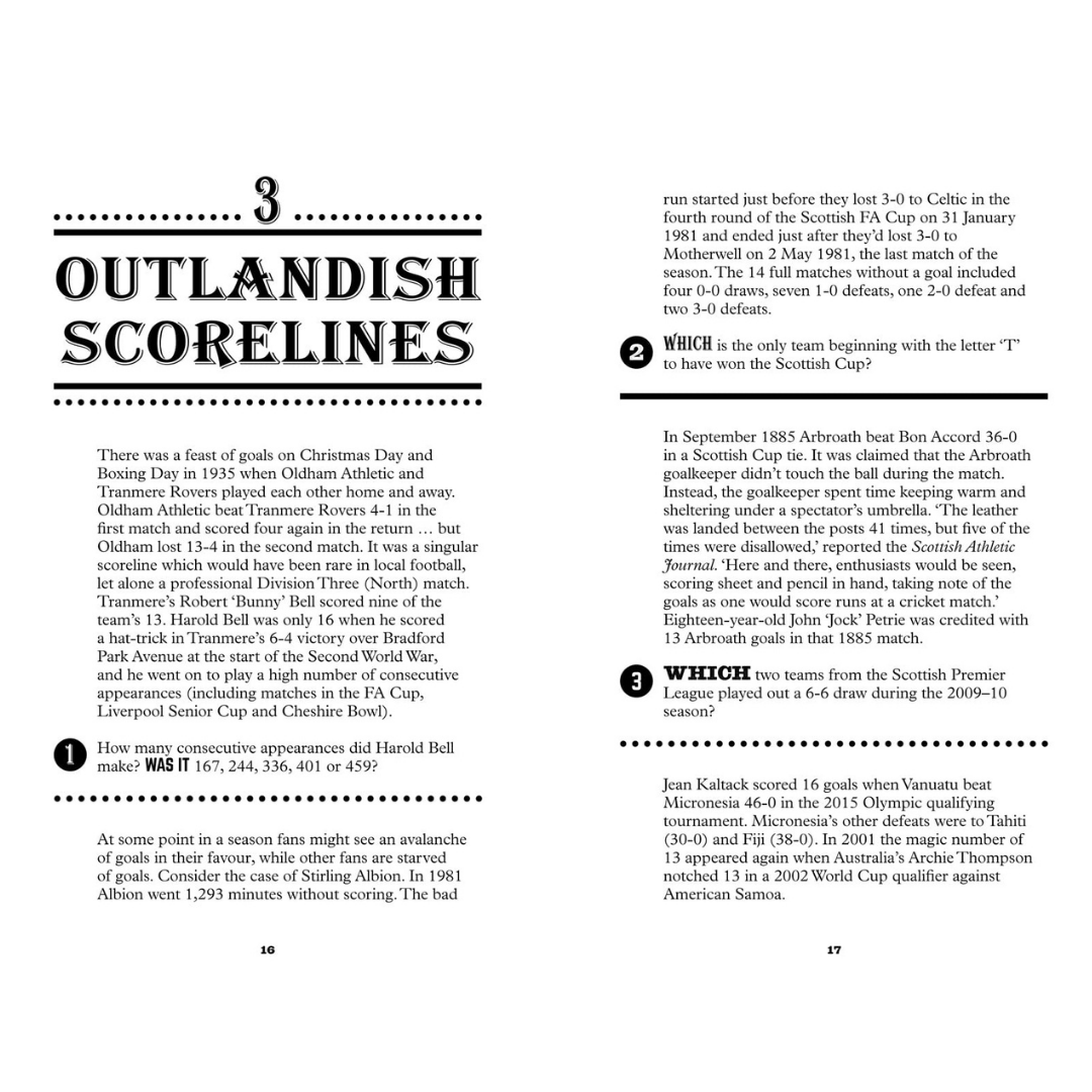 The Strangest Football Quiz Book Ward