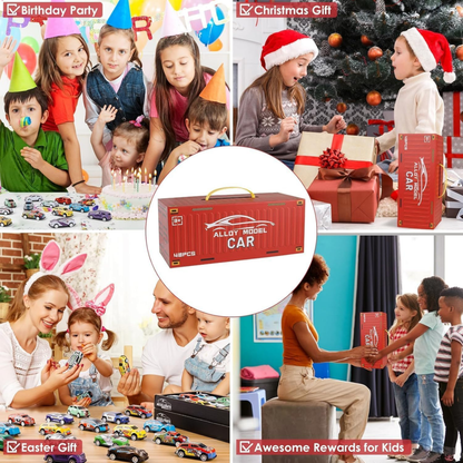 48-Piece Pull Back Car Set