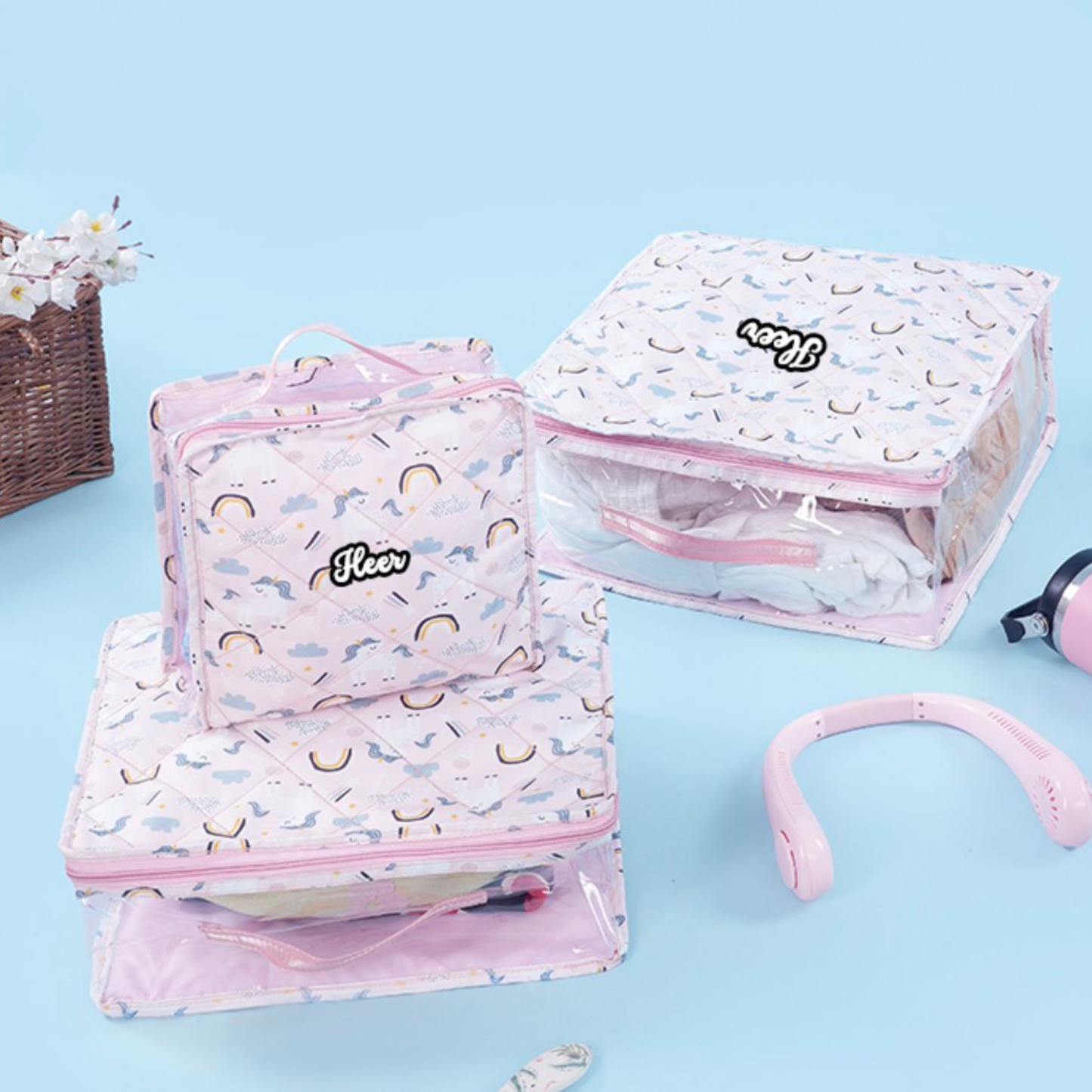 Personalised Travel Cubes - 3 Piece Set