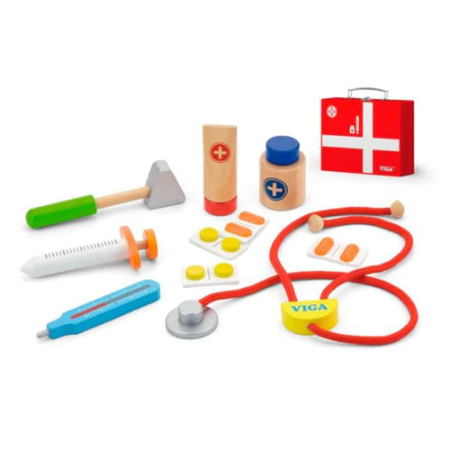 Wooden Medical Kit