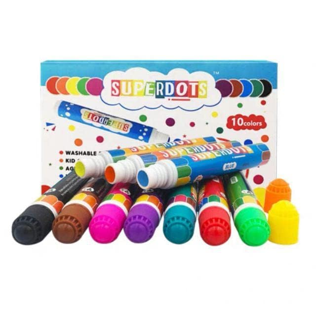 Super Dots Markers Set Of 10
