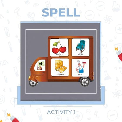 Magnalogix On-the-Go Learning Kit – Alphabet & Phonics Magnetic Sets for Kids (Ages 3–6)