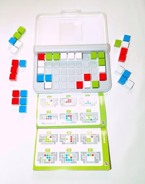 🧠 IQ Focus Brain Puzzle Game – 120 Challenges for Kids & Adults | Compact Travel-Friendly STEM Toy