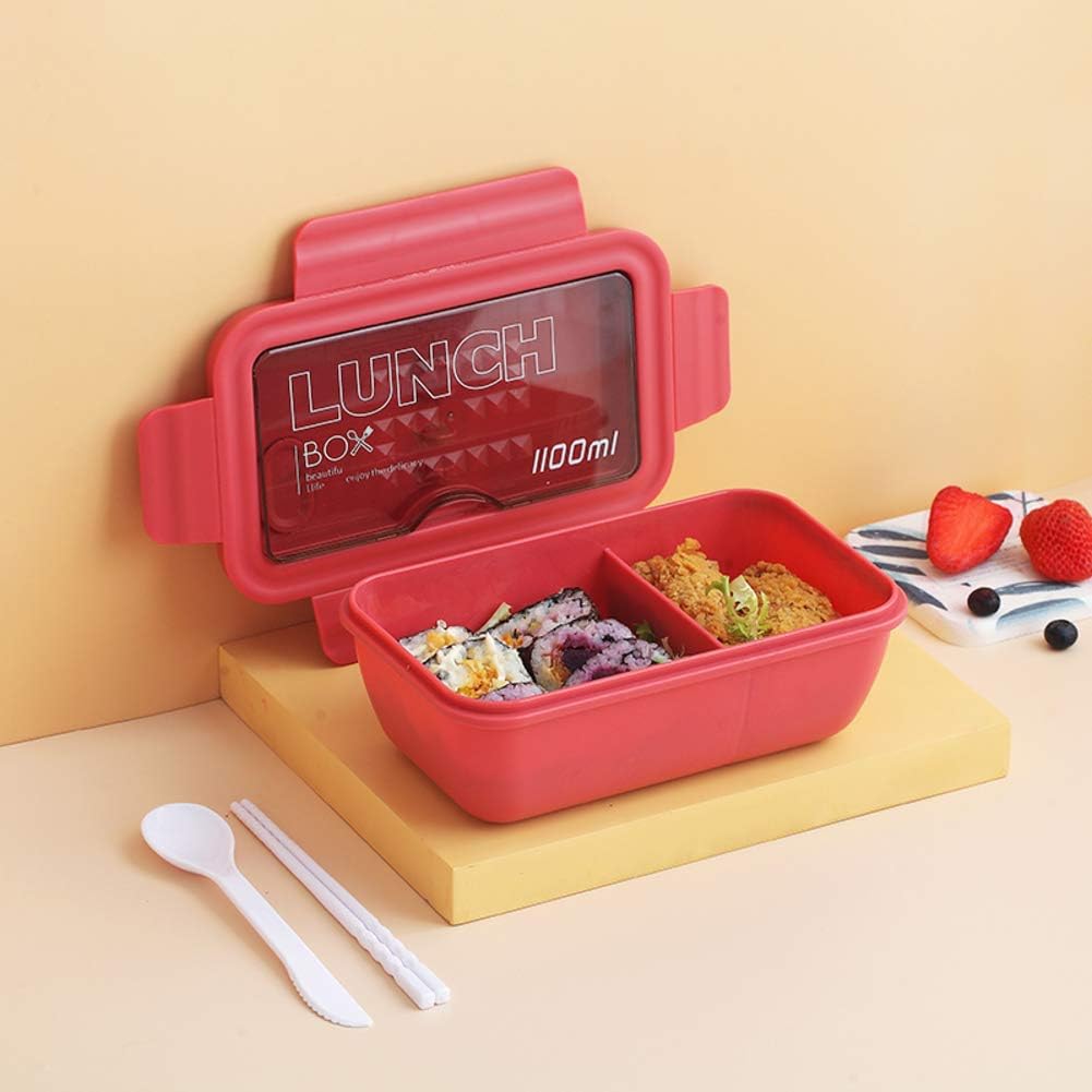 Bento Box, Leak Proof, Tiffin Lunch Box for Kids - 1100ml