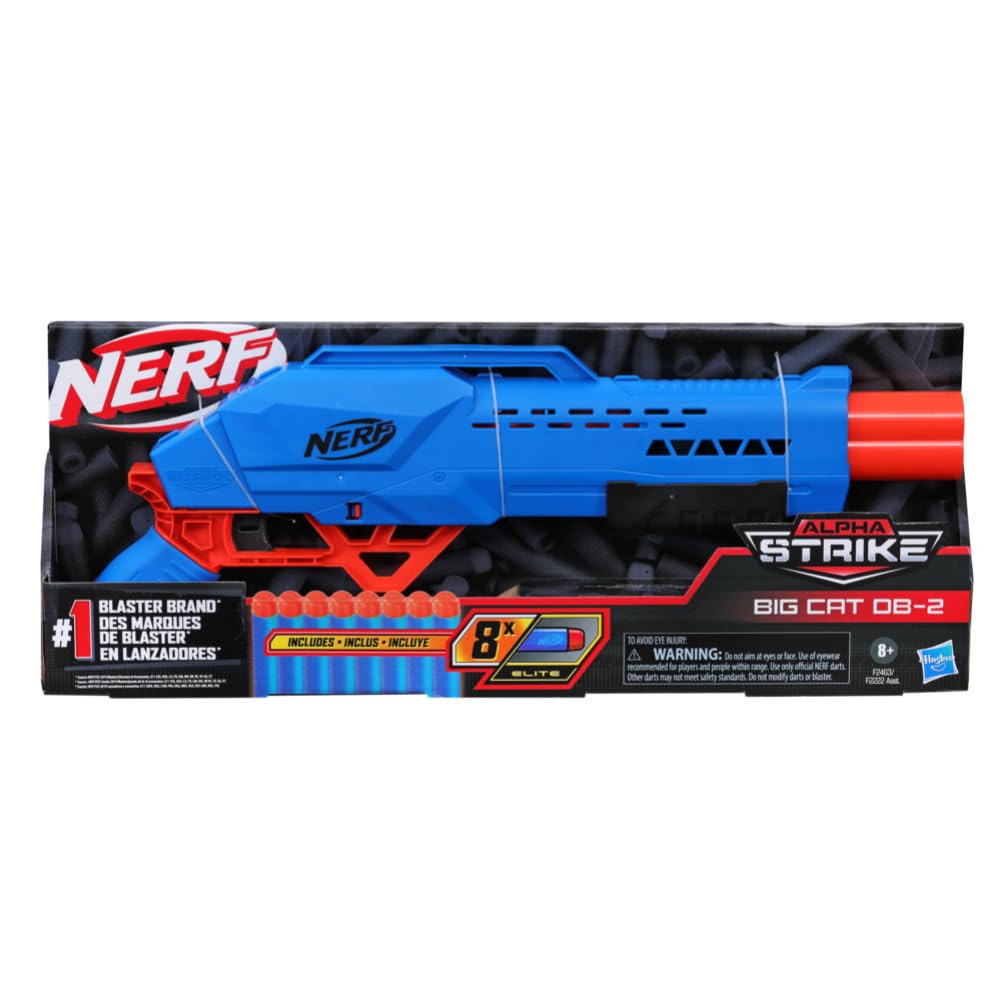 Nerf Alpha Strike Big Cat Db-2 Blaster,Double