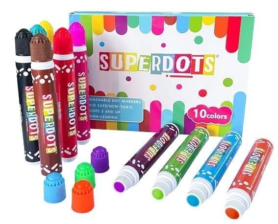 Super Dots Markers Set Of 10
