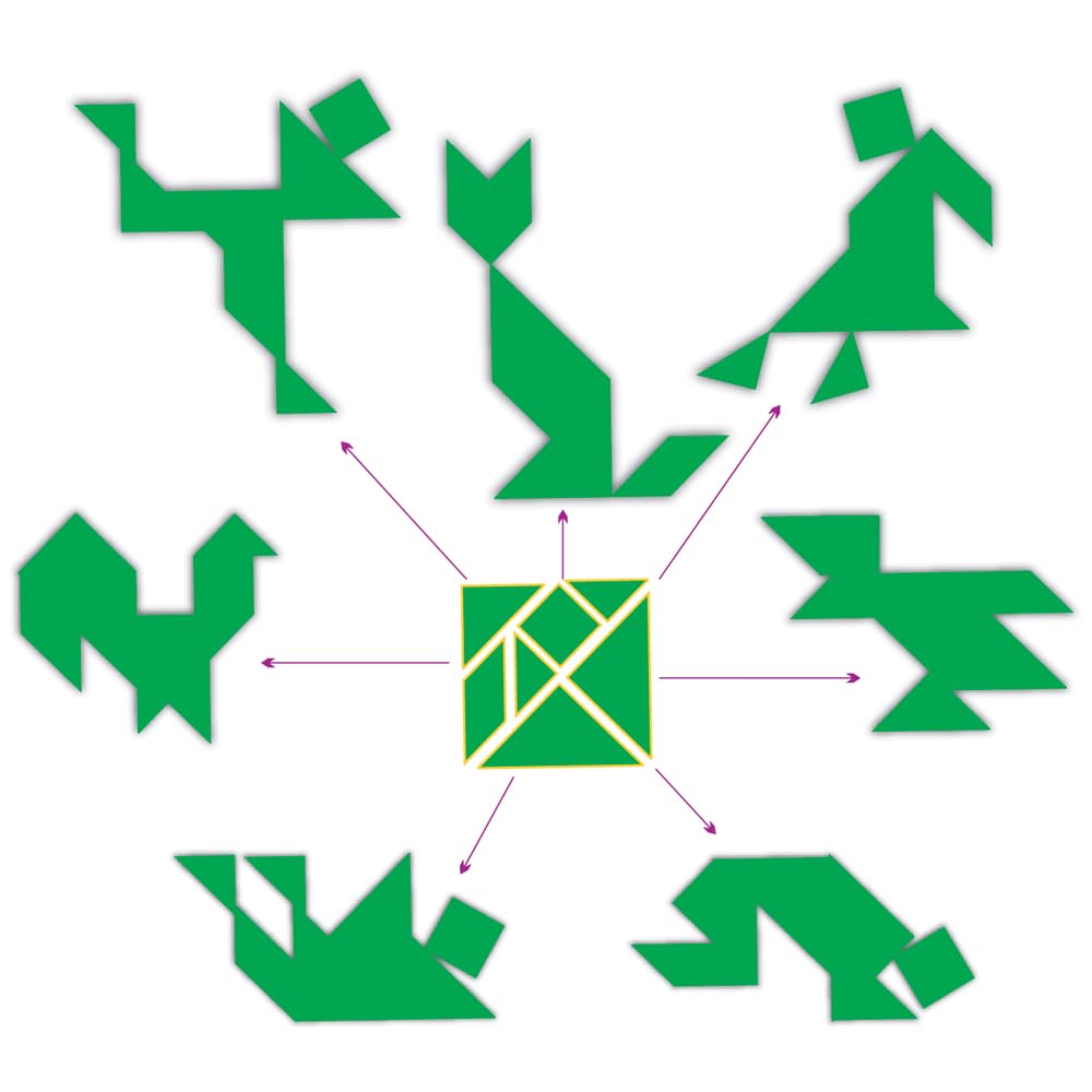 Magnetic Tangram Puzzle for Kids