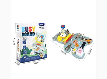 Busy Board Remove Fidget Sensory Toy Bear Wooden Activity Boards Montessori Toys