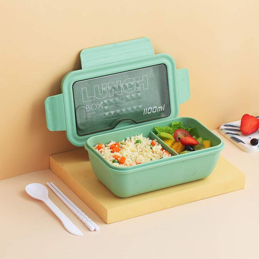 Bento Box, Leak Proof, Tiffin Lunch Box for Kids - 1100ml