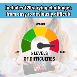 SmartGames IQ Link 🧩 – STEM Travel Game for Kids & Adults | 120 Brain-Boosting Challenges 🧠 | Logic Puzzle for Ages 8+ | Compact, Educationa