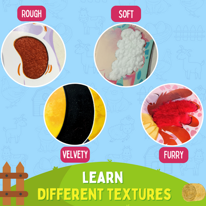 MY FIRST TOUCH & FEEL PUZZLES - FARM ANIMALS