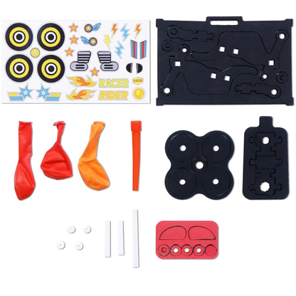Kores Aero Rider DIY Balloon Powered Motorcycle Toy for Kids (4–12 Years)