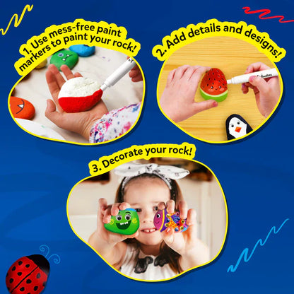 Mess Free Rock Painting 4+