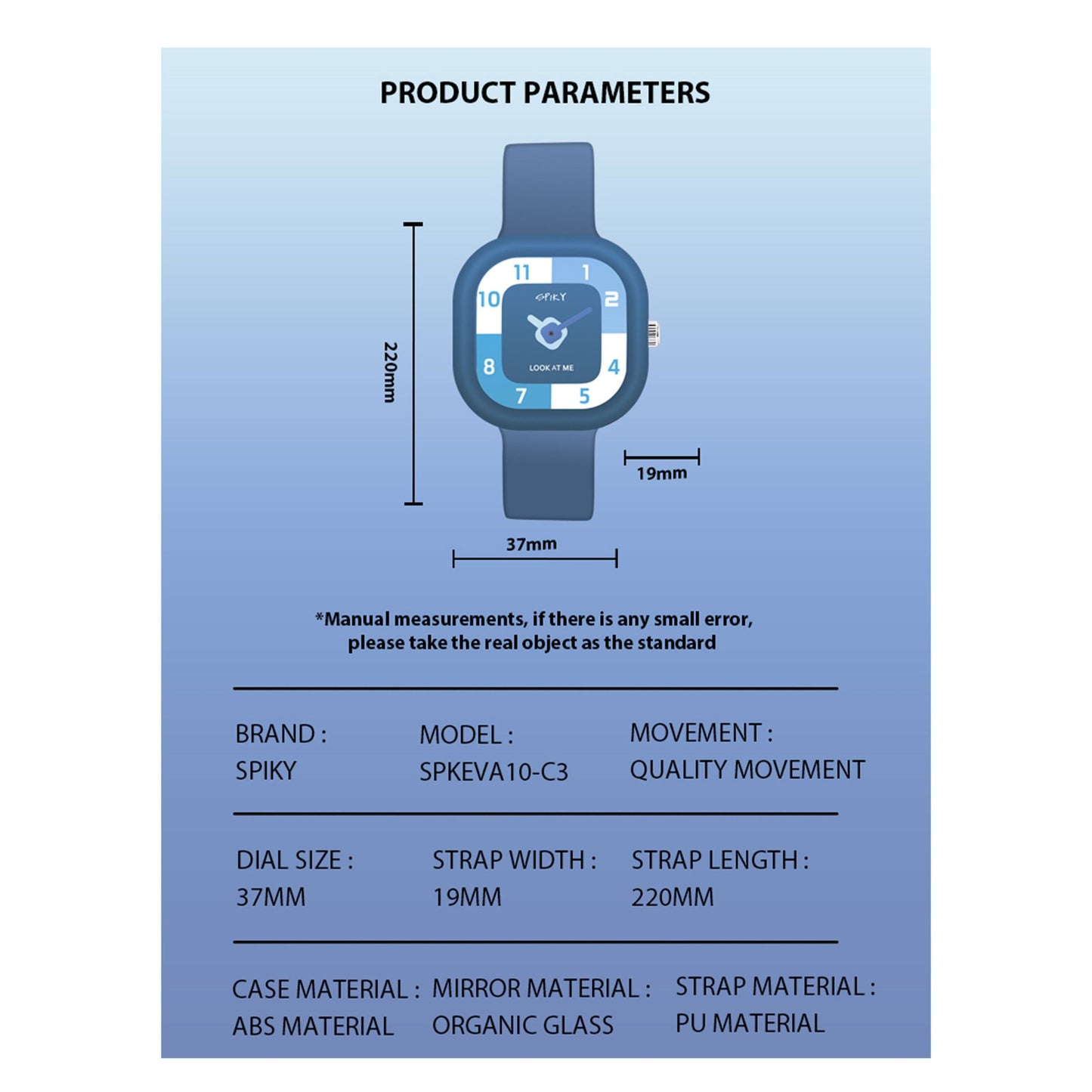 Attractive Square Multicolor Analog Watch