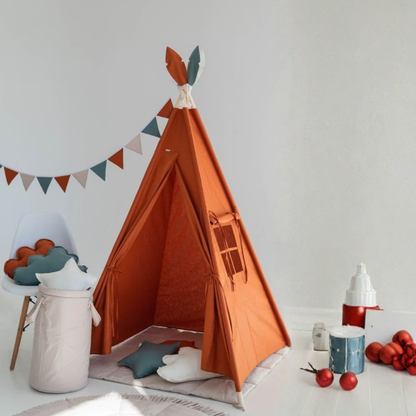 Kid’s Portable Teepee Tents With Cushion