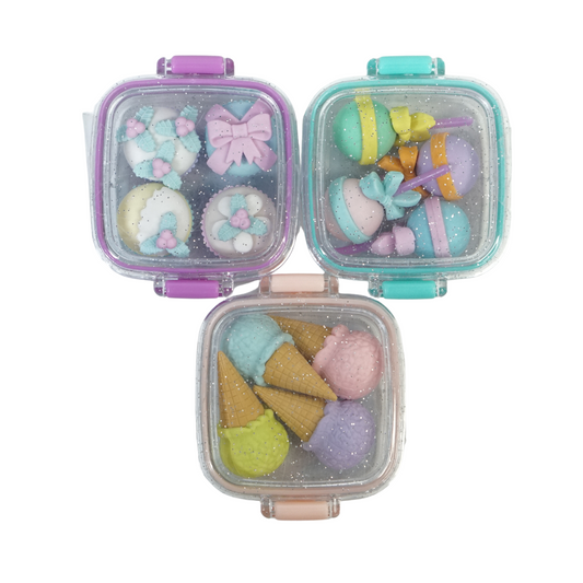 Cute Mini Box with Eraser Sets.