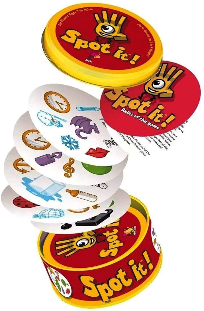Round Colorful Classic Card Game for Kids