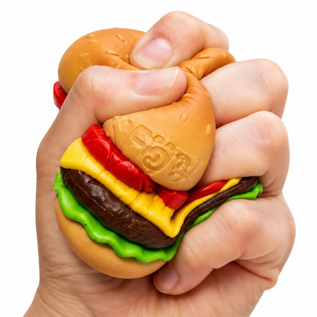 Burger Squishy Toy for Kids & Adults