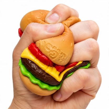 Burger Squishy Toy for Kids & Adults