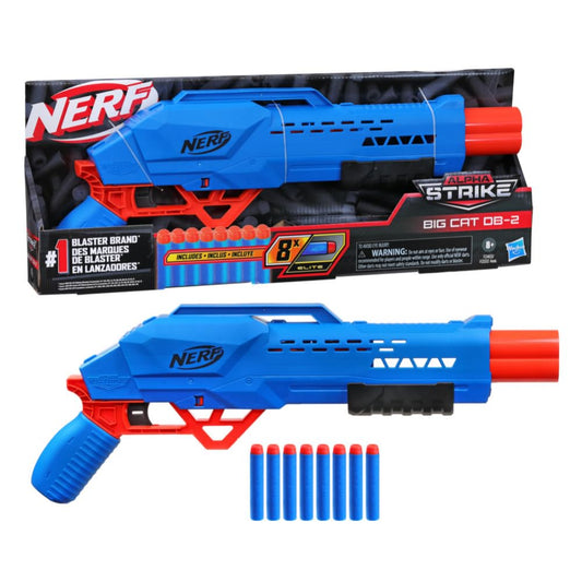 Nerf Gun Alpha Strike Blaster Big Cat Db-2