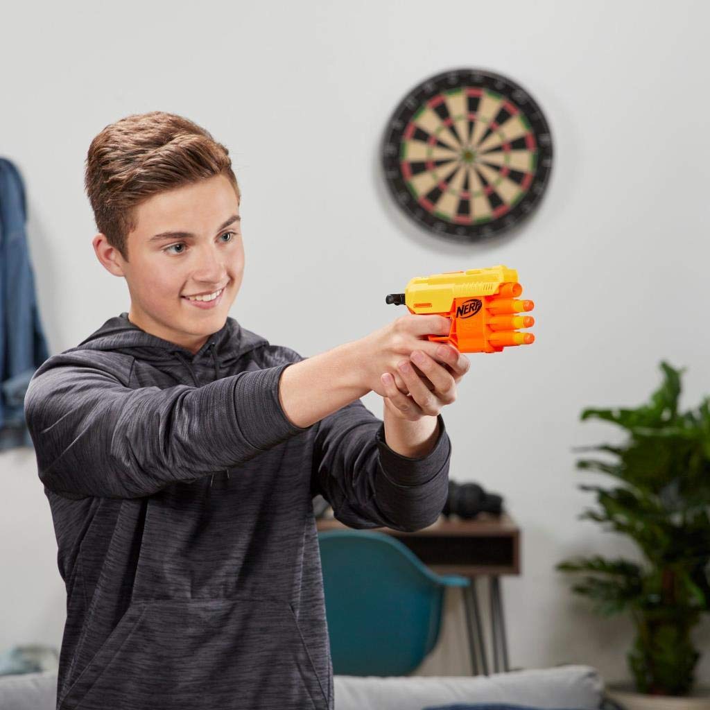 Nerf Alpha Strike Fang Qs-4 Blaster- 4-Dart Blasting