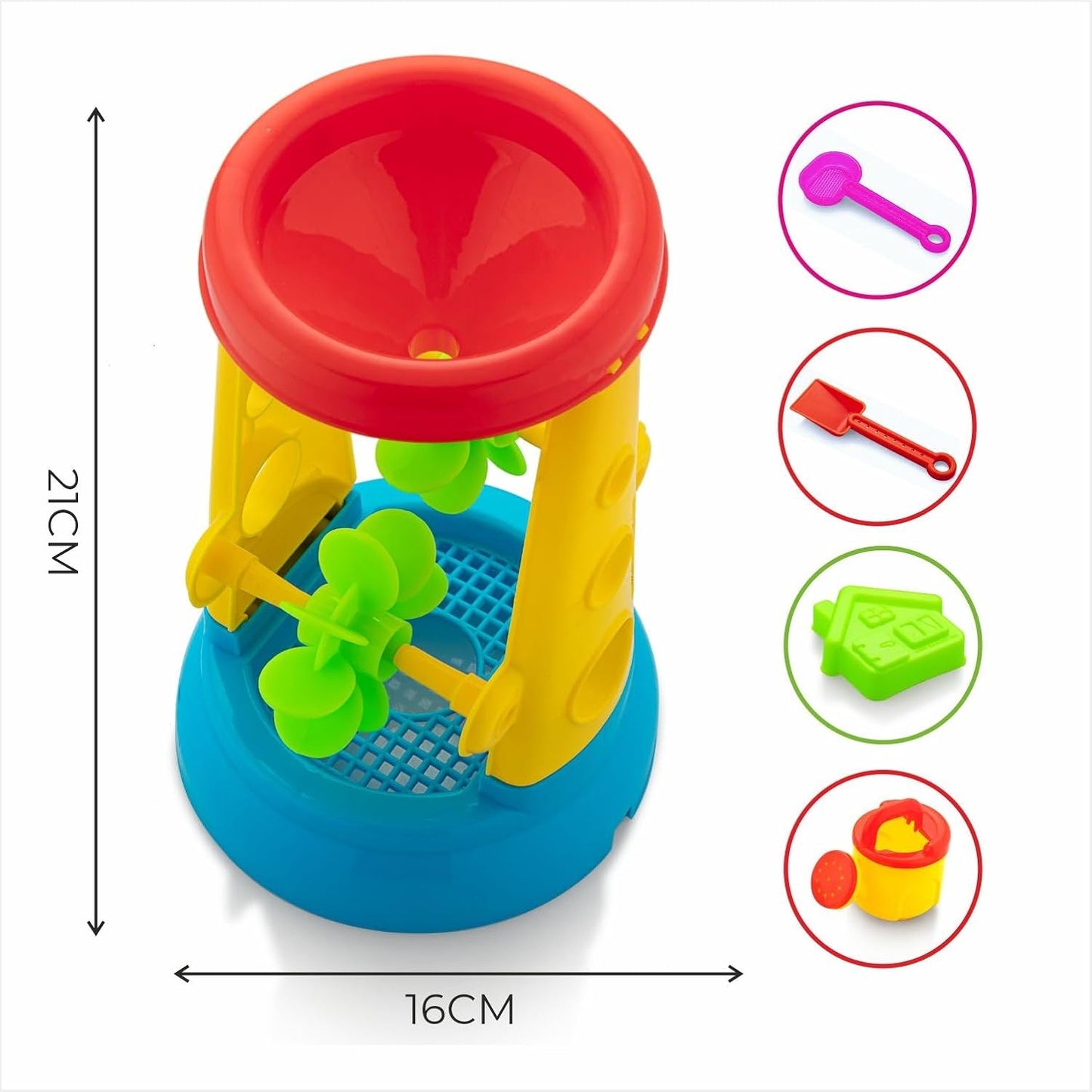 Wheelie Beach Set Outdoor Playset for Kids Ages 3+