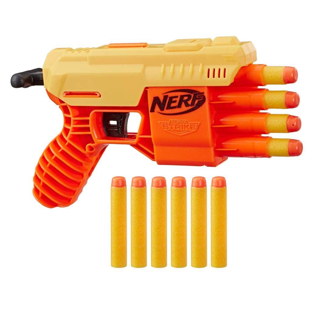 Nerf Alpha Strike Fang Qs-4 Blaster- 4-Dart Blasting