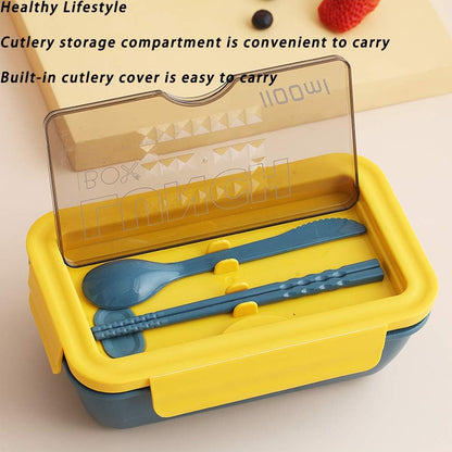 Bento Box, Leak Proof, Tiffin Lunch Box for Kids - 1100ml