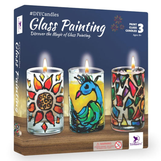 DIY Glass Painting Candle Kit