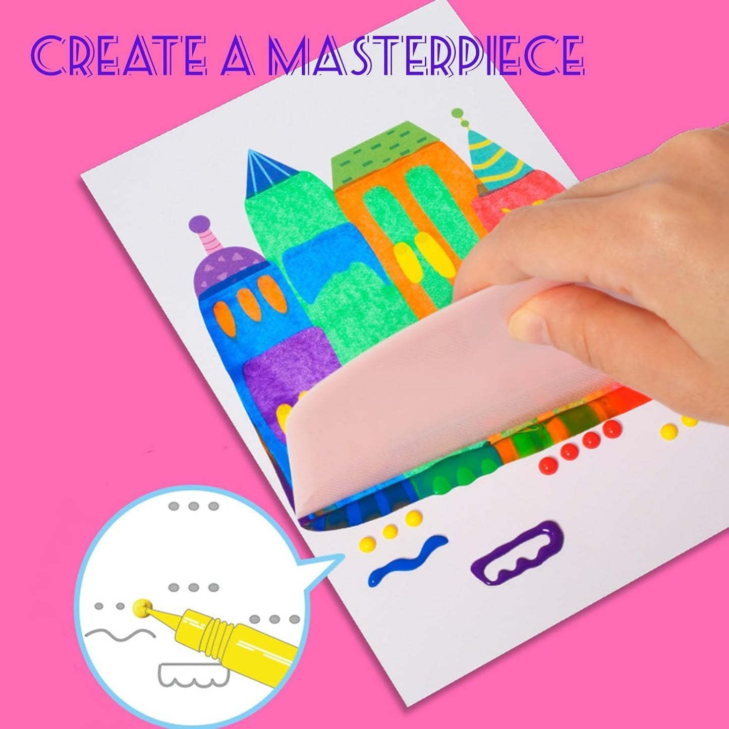 Rainbow Scratch Art kit for Kids