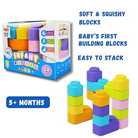 Soft & Safe Building Blocks for Babies 🧸