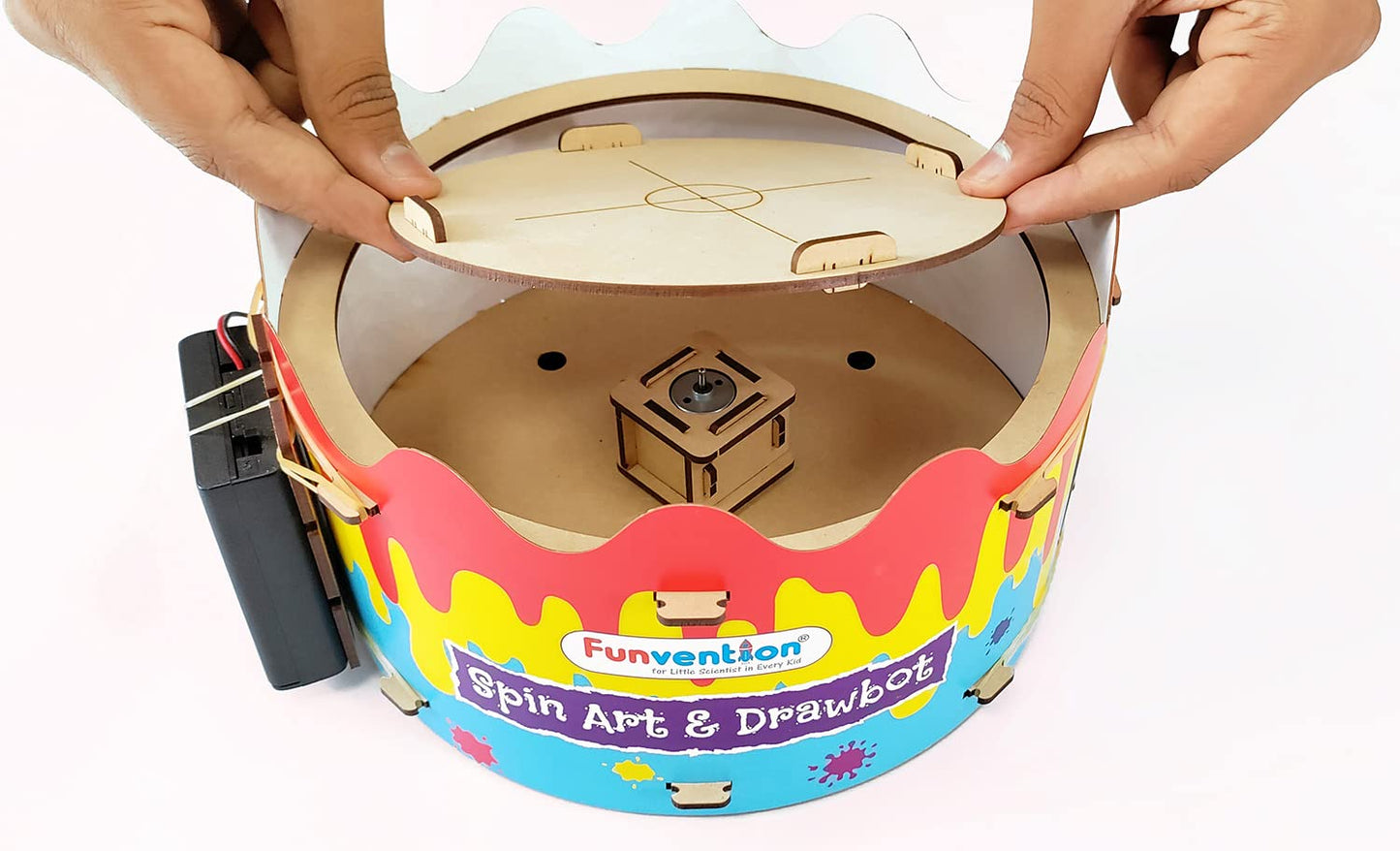 DIY Spin Art Machine & Drawbot Paint Craft Kit