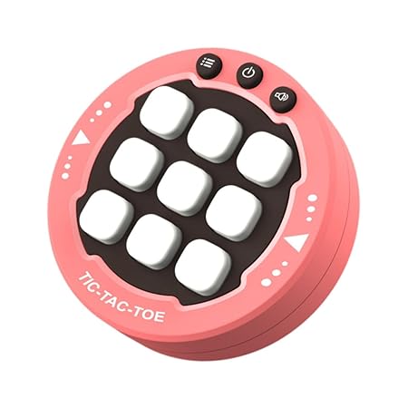 Mini Tic Tac Toe Electronic Game | Pocket-Sized Retro Arcade | Brain-Boosting Fun for Kids & Adults 🎮