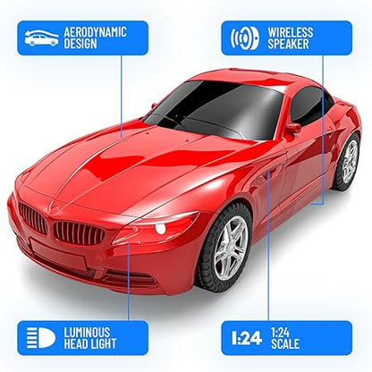 Mirana Doppler Musical Toy Car – Remote + App Control | AR Game | Bluetooth Speaker | Nitro Boost | USB Rechargeable