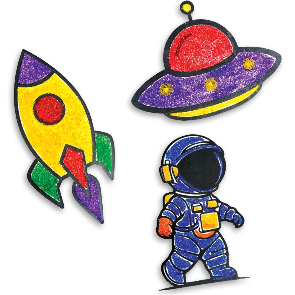 Space Theme DIY Sand Art Kit