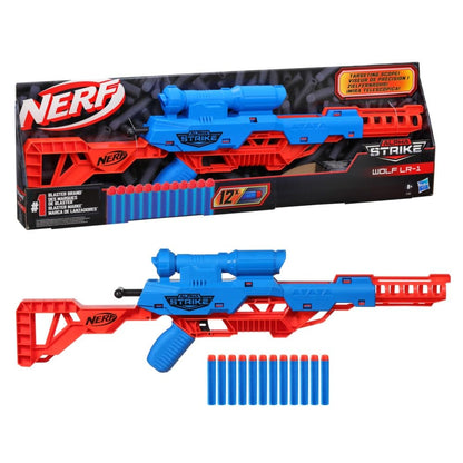 Nerf Plastic Alpha Strike Wolf Lr-1 Blaster With Targeting Scope
