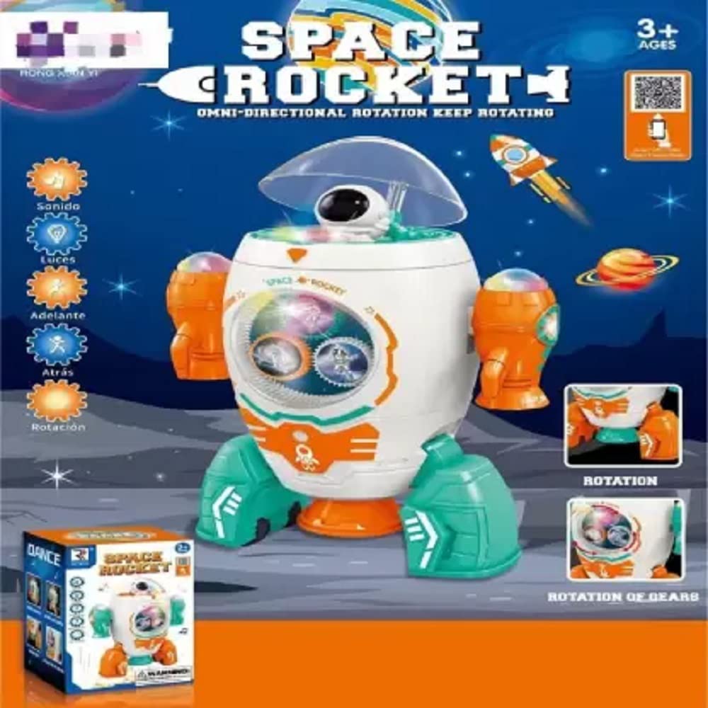 Space Rocket Musical Toy