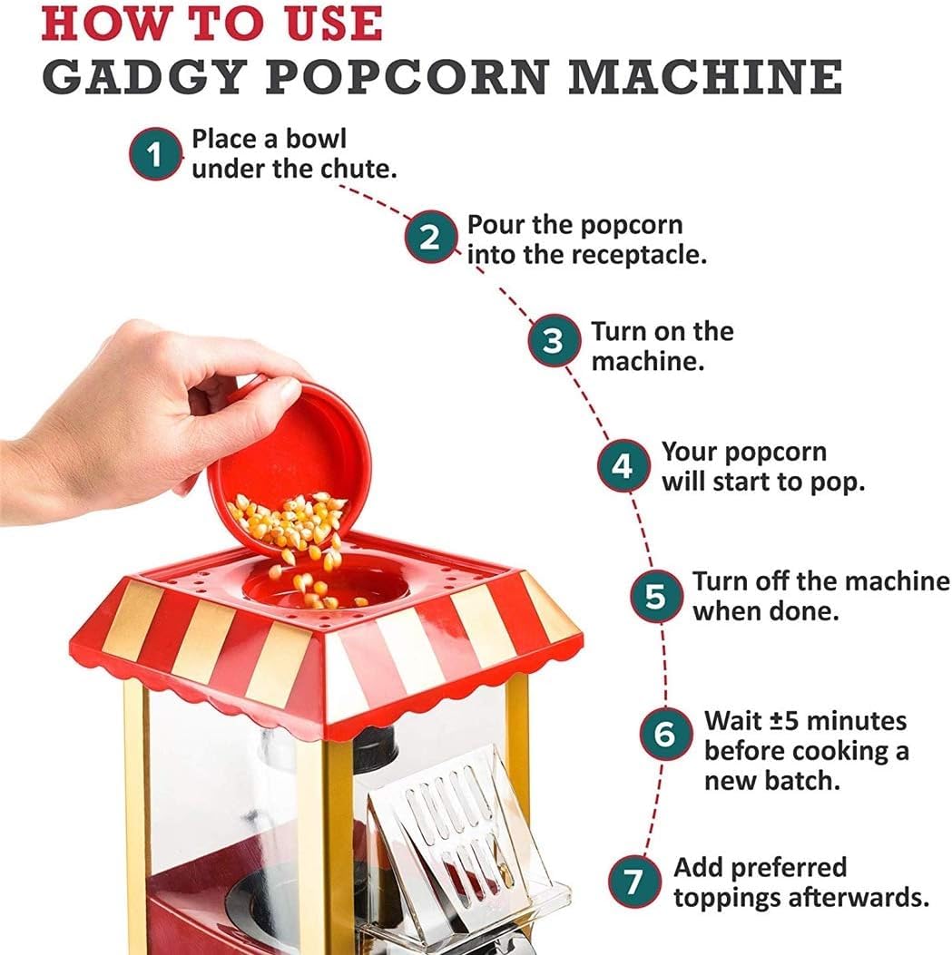 Popcorn Maker | Electric Instant Popcorn Maker