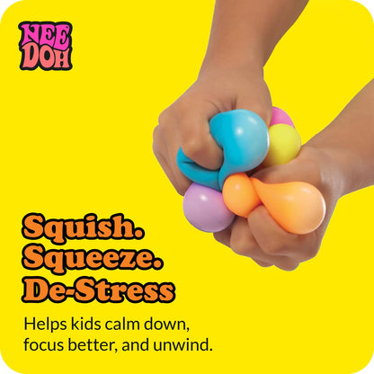 NeeDoh Rainboh | Sensory Fidget Toy | 6 Mini Groovy Globs
