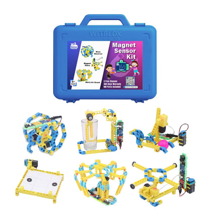 WitBlox Magnet Sensor Kit- 6 in 1 Projects| Smart Electronics Sensors for DIY Robotics Kit, STEM Learning & IOT Projects| Robot Toys for Kids Boys Girls| Birthday Gift Ages 8 9 10 11 12